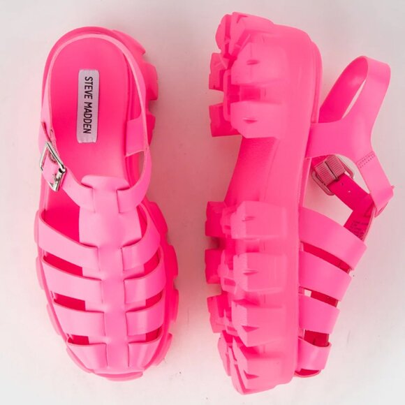 Steve Madden Shoes - Steve Madden Echo Fisherman Sandal Hot Pink Sz 7